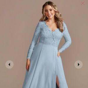 Dusty Blue Bridesmaid Dress